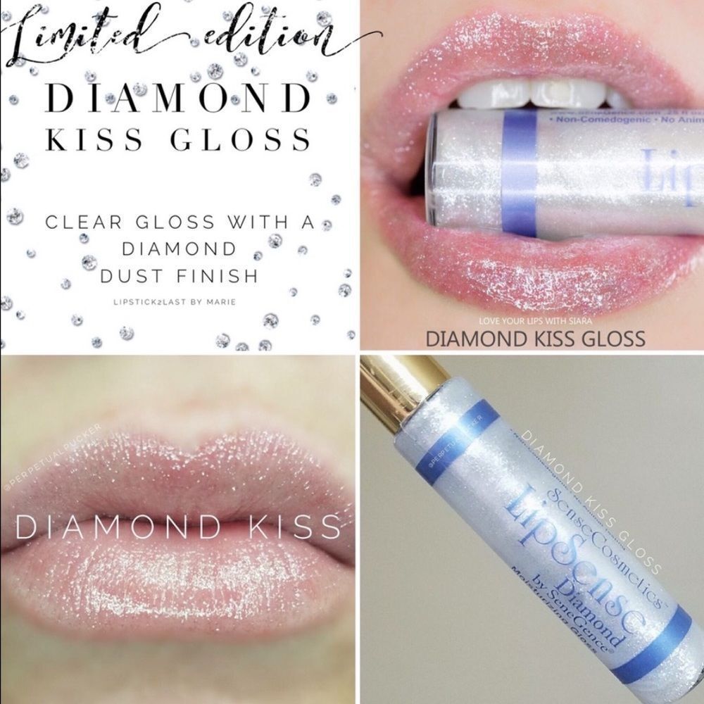 3/$30 New & Sealed Senegence Lipsense Diamond kiss gloss